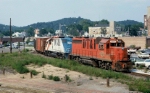 DT&I Ironton Turn with 405 and Bicentennial 1776